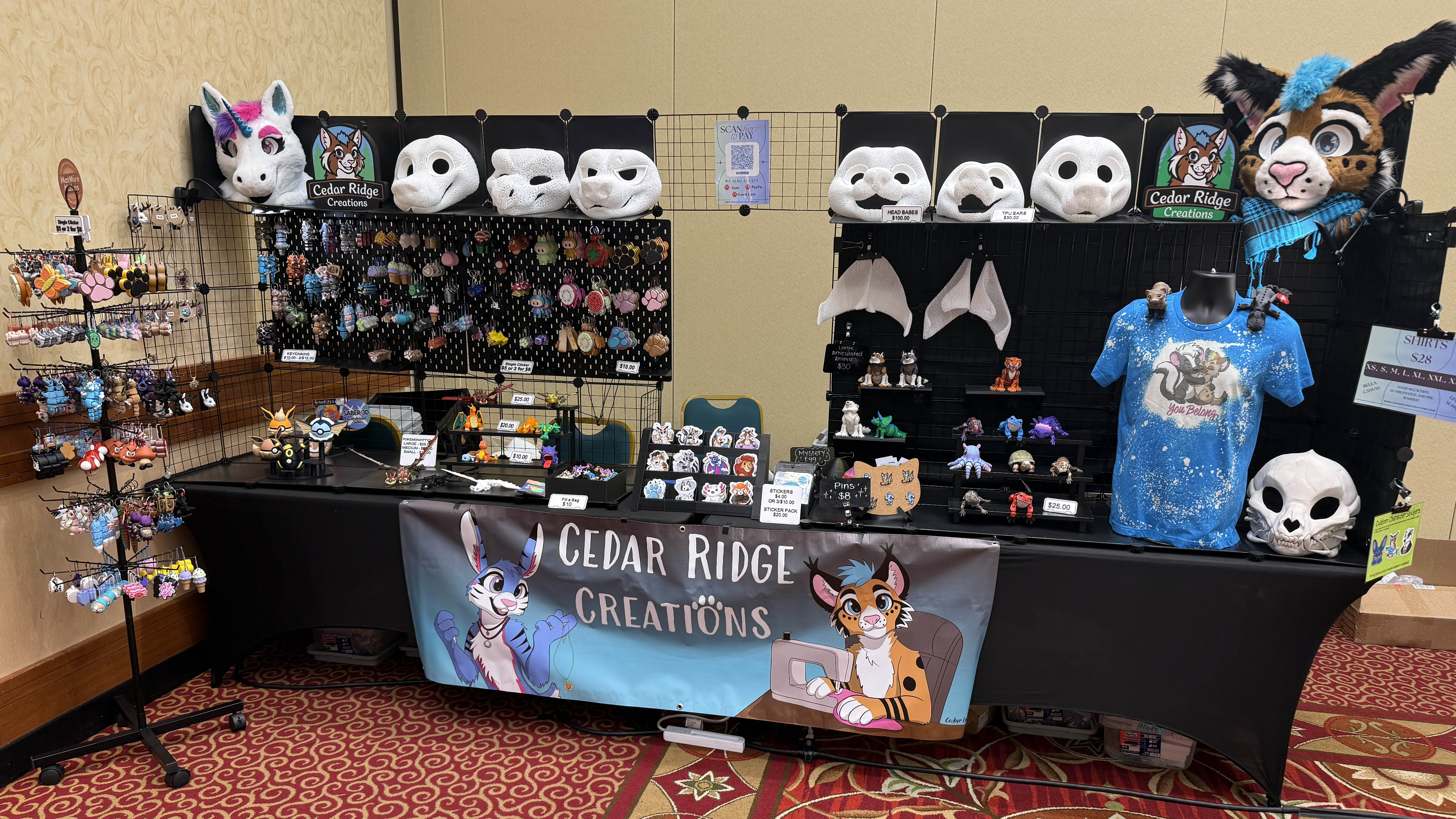 Cedar's Fursuits Booth